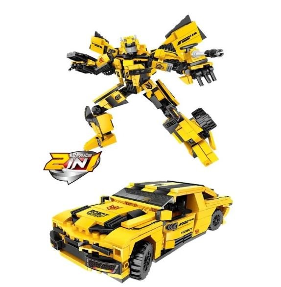 Transforming Robot-Car Building Blocks (527 Pcs) - Image 3