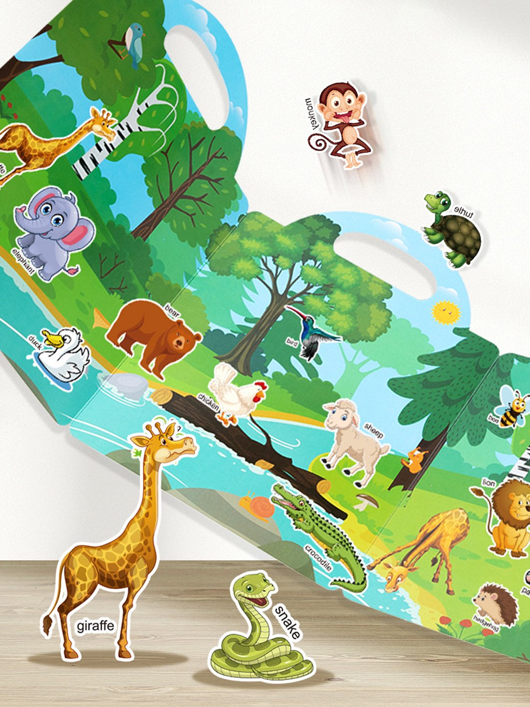 Forest Animals Bubble Stickers Book - Image 4